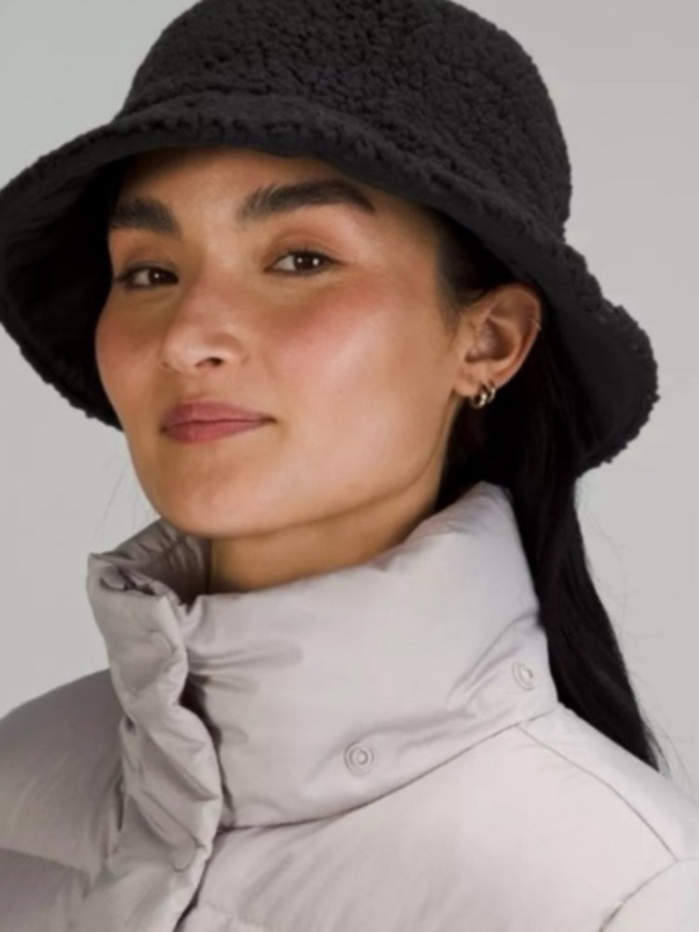 lululemon athletica Black Sherpa Bucket Hat